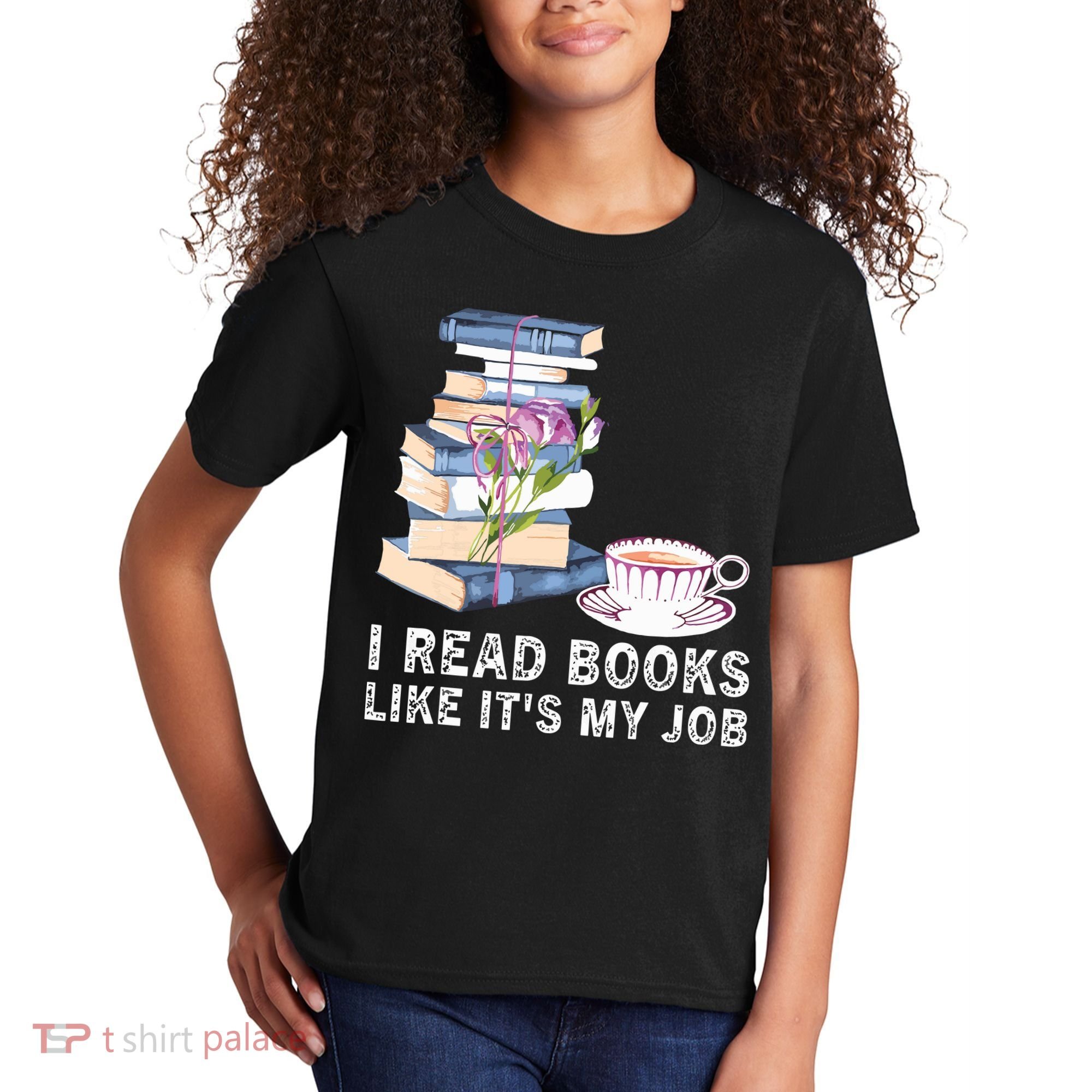 I Read Books Like Its My Job School Librarian Kids T-Shirt