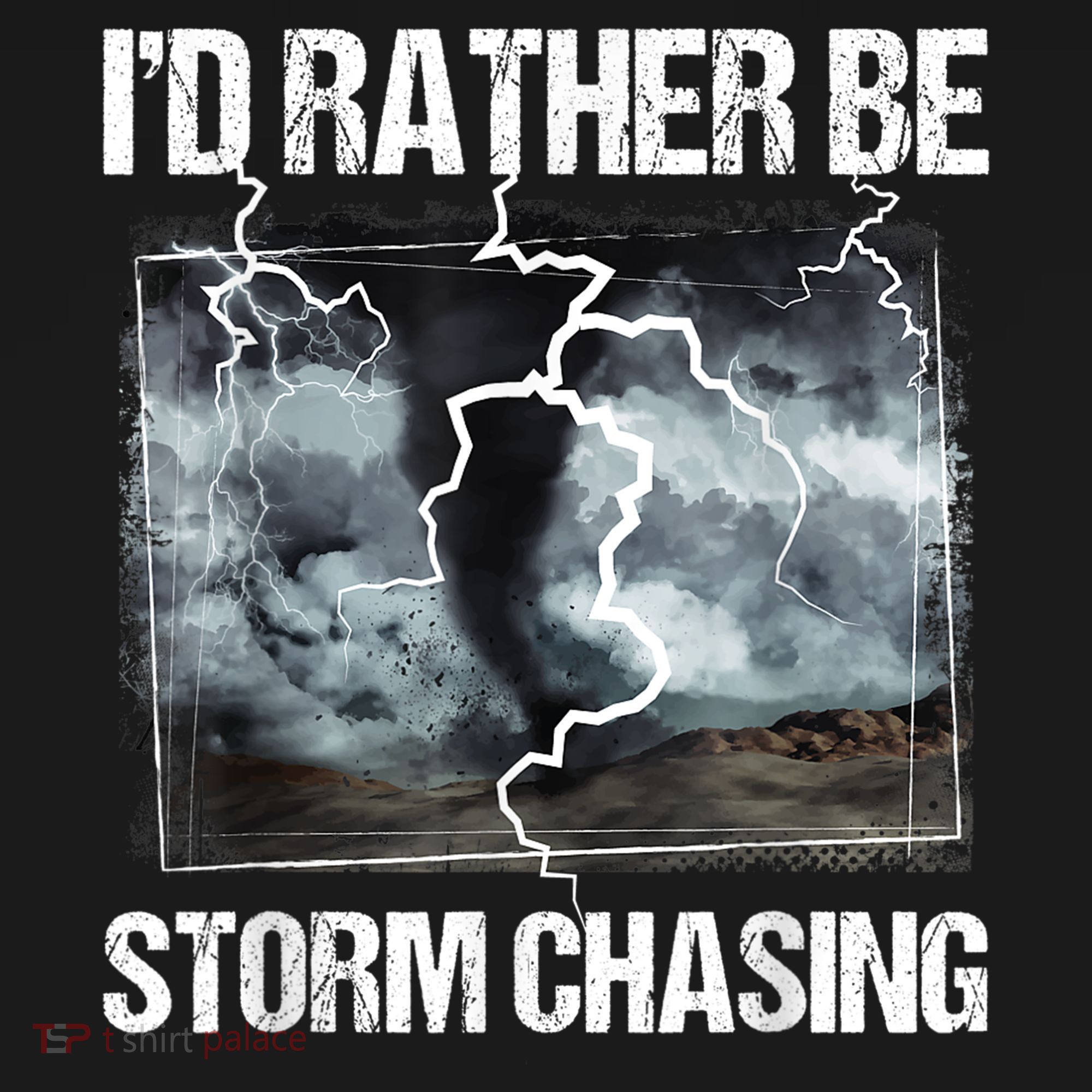 I'd Rather Be Storm Chasing Funny Gift Tornado Chaser Meteorology Women's Long Sleeve Shirt