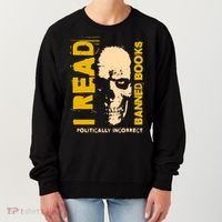 I Read Banned Books Politically Incorrect Anti Censorship Women's Sweatshirt thumb 0