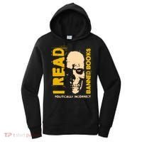 I Read Banned Books Politically Incorrect Anti Censorship Women's Hoodie thumb 0