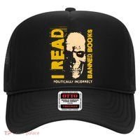 I Read Banned Books Politically Incorrect Anti Censorship Hat thumb 0