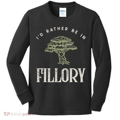 ID Rather Be In Fillory The Magicians Kids Long Sleeve Shirt