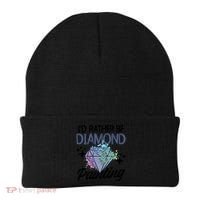 I'd Rather Be Diamond Painting Gift Painter Artist Gift Beanie thumb 0