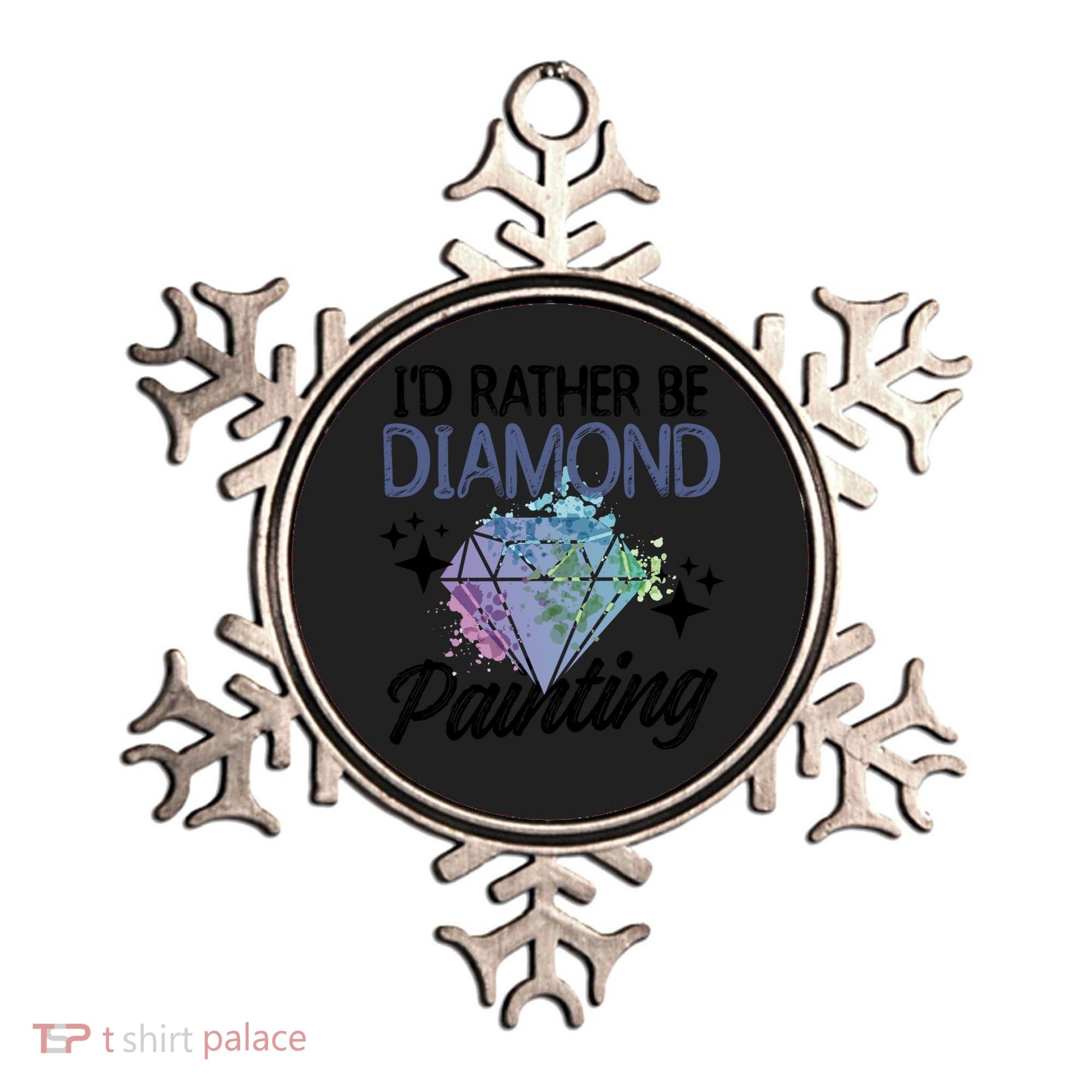 I'd Rather Be Diamond Painting Gift Painter Artist Gift Ornament