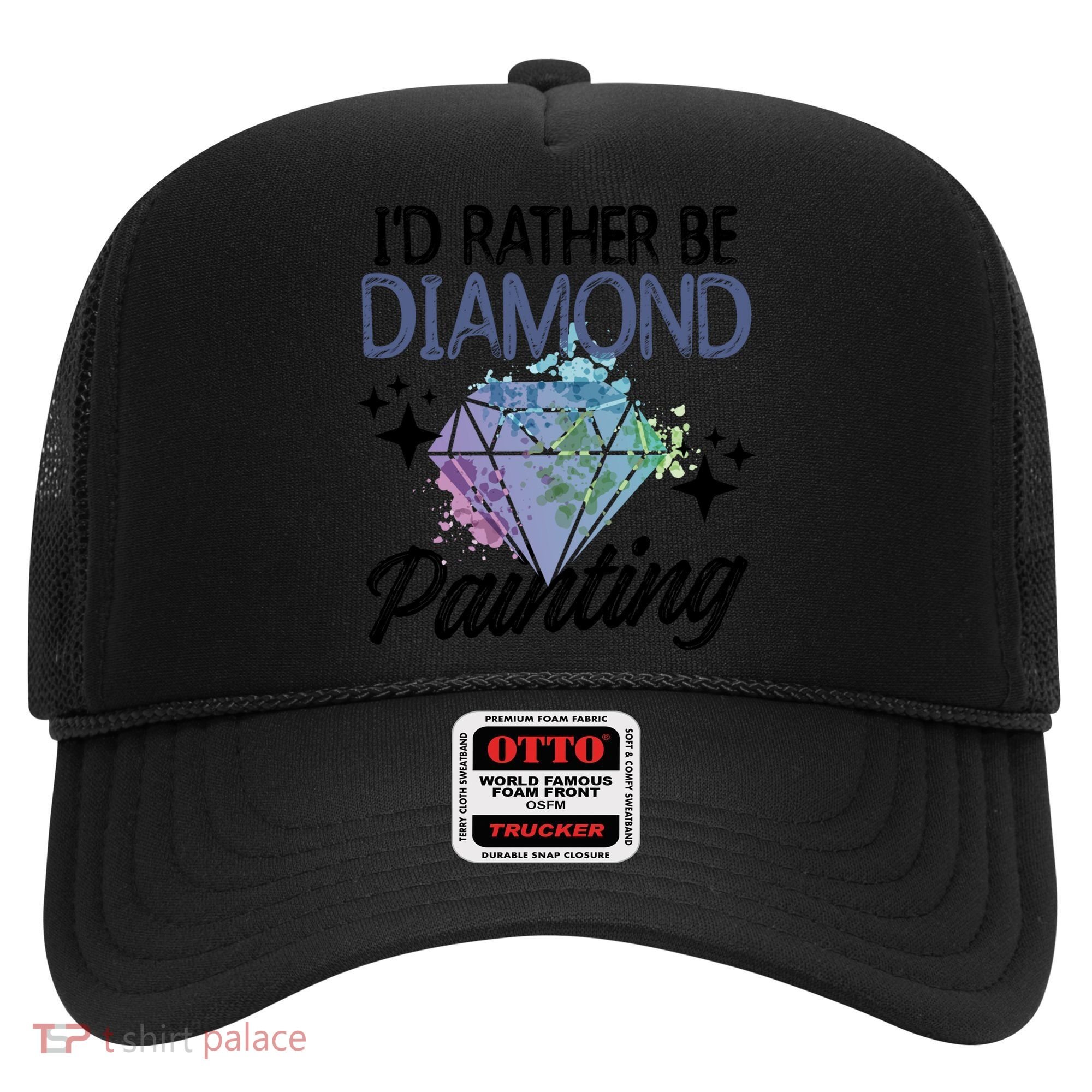 I'd Rather Be Diamond Painting Gift Painter Artist Gift Hat