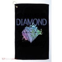 I'd Rather Be Diamond Painting Gift Painter Artist Gift Golf Towel thumb 0