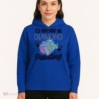 I'd Rather Be Diamond Painting Gift Painter Artist Gift Hoodie thumb 5