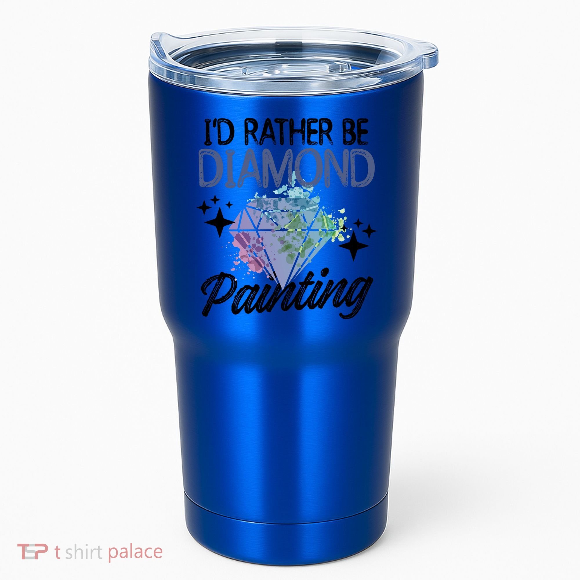 I'd Rather Be Diamond Painting Gift Painter Artist Gift Tumbler