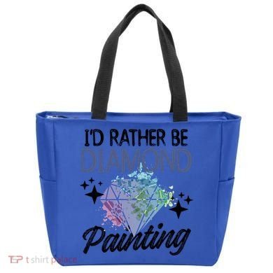 I'd Rather Be Diamond Painting Gift Painter Artist Gift Tote Bag