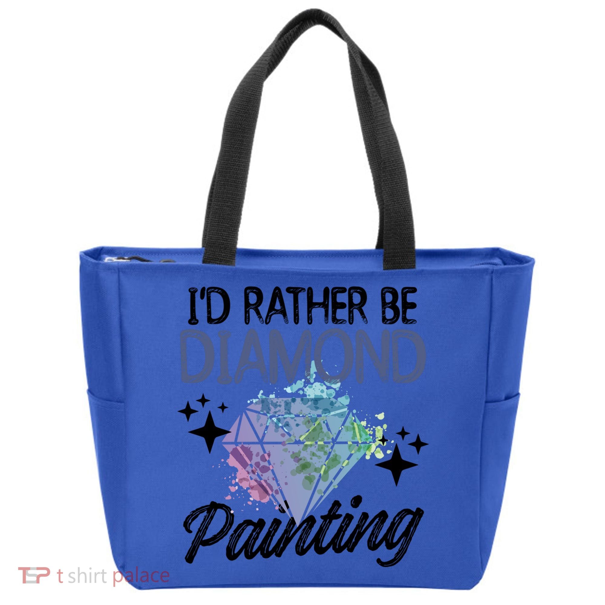 I'd Rather Be Diamond Painting Gift Painter Artist Gift Tote Bag