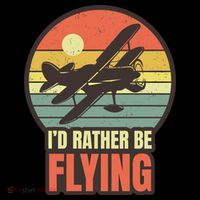 Id Rather Be Flying Aviation Pilot Flight Retro Sunset Meaningful Gift Coffee Mug thumb 5