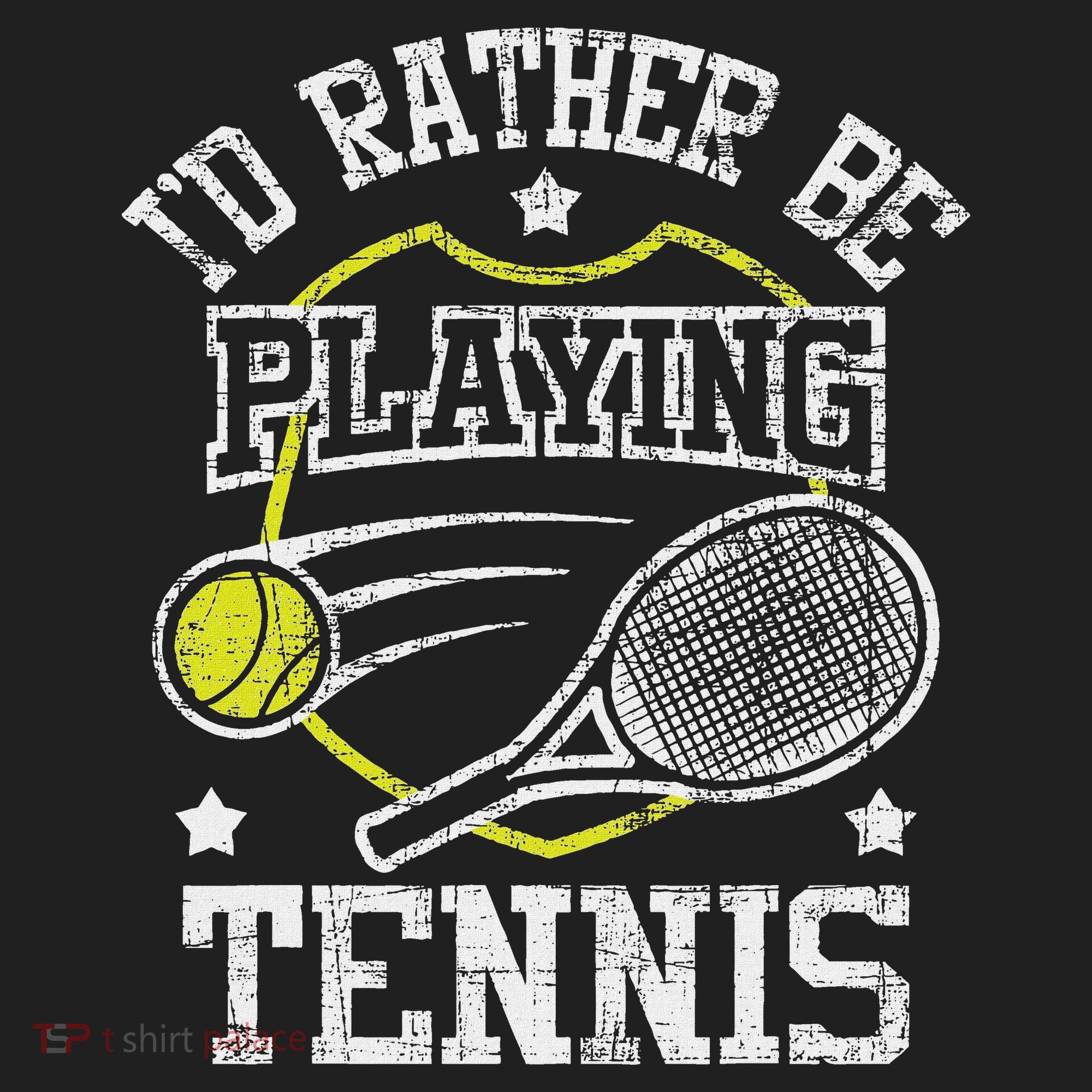 I'd Rather Be Playing Tennis Racket Sports Tournament Beanie