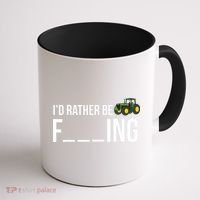 Id Rather Be Farming Funny Farmer Gift Coffee Mug thumb 1
