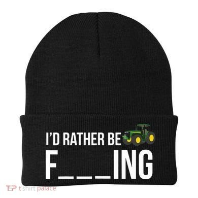 Id Rather Be Farming Funny Farmer Gift Beanie
