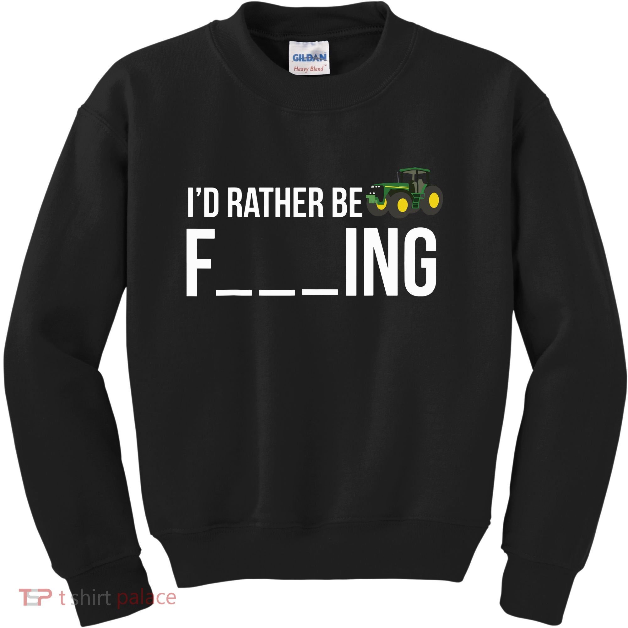 Id Rather Be Farming Funny Farmer Gift Kids Sweatshirt
