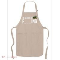 Id Rather Be Farming Funny Farmer Gift Apron thumb 0