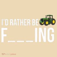 Id Rather Be Farming Funny Farmer Gift Apron thumb 3