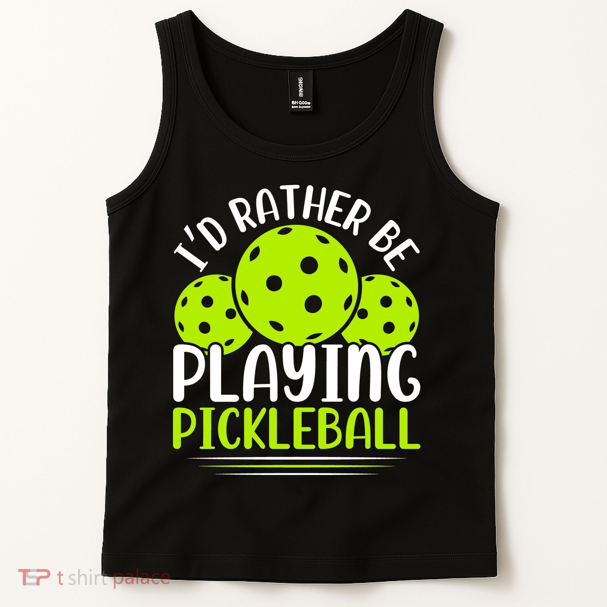 I'd Rather Be Playing Pickleball Gift For Pickleball Team Tank Top