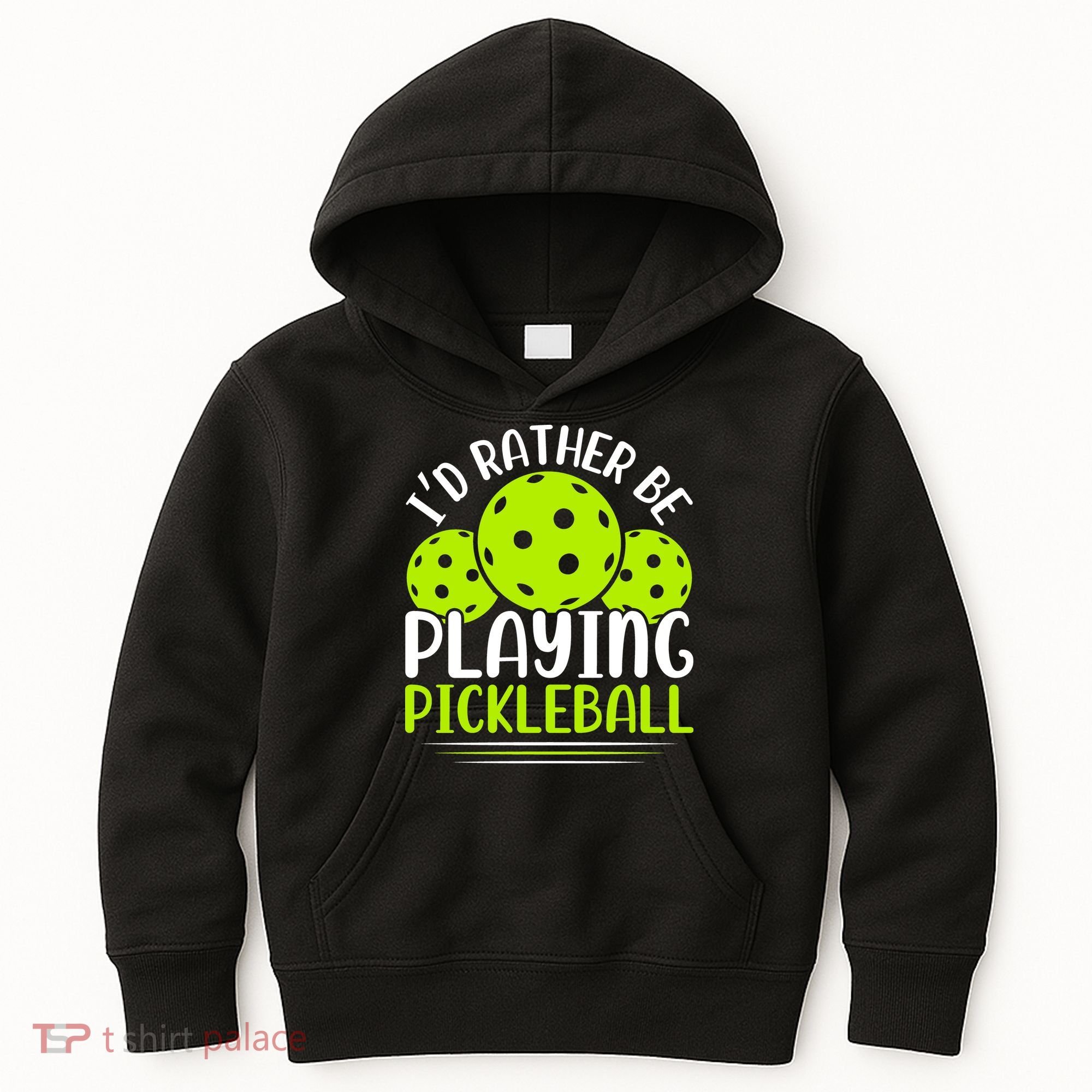I'd Rather Be Playing Pickleball Gift For Pickleball Team Kids Hoodie