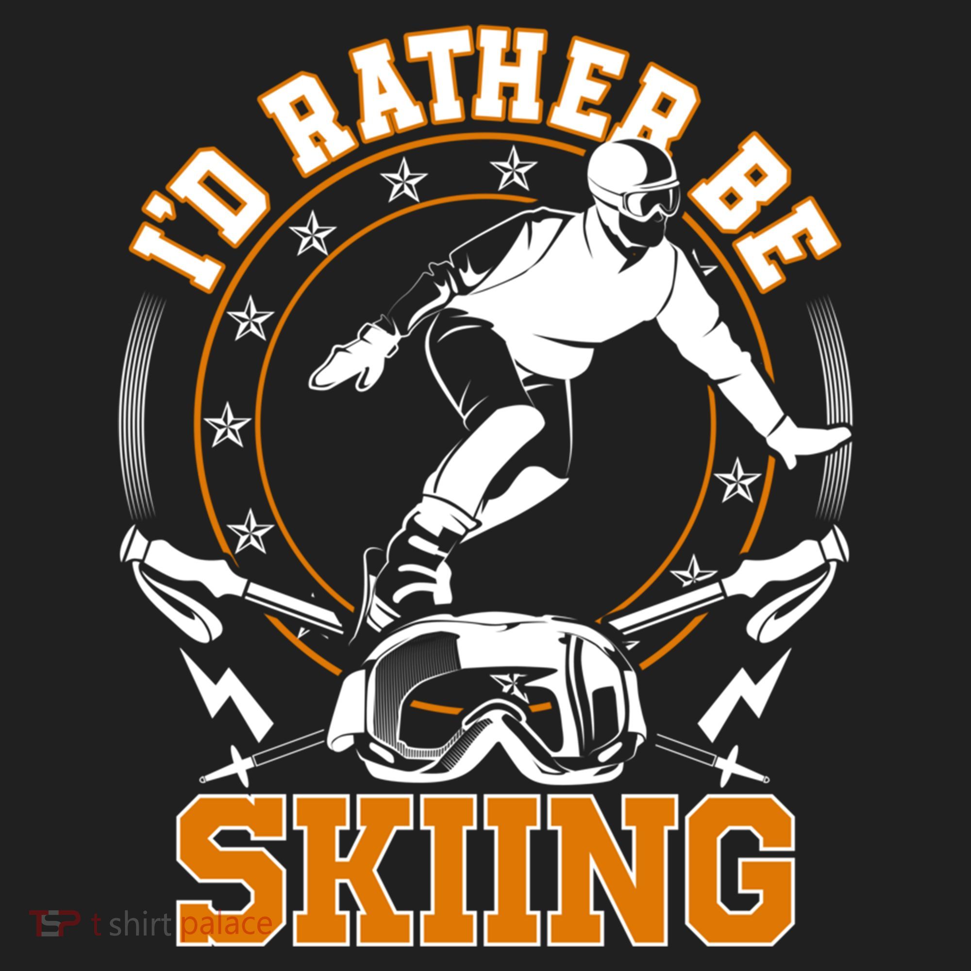 Id Rather Be Skiing Snow Winter Ski Cool Gift Women's Sweatshirt