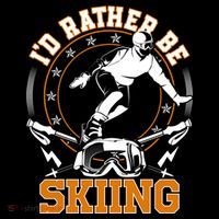 Id Rather Be Skiing Snow Winter Ski Cool Gift Coffee Mug thumb 5