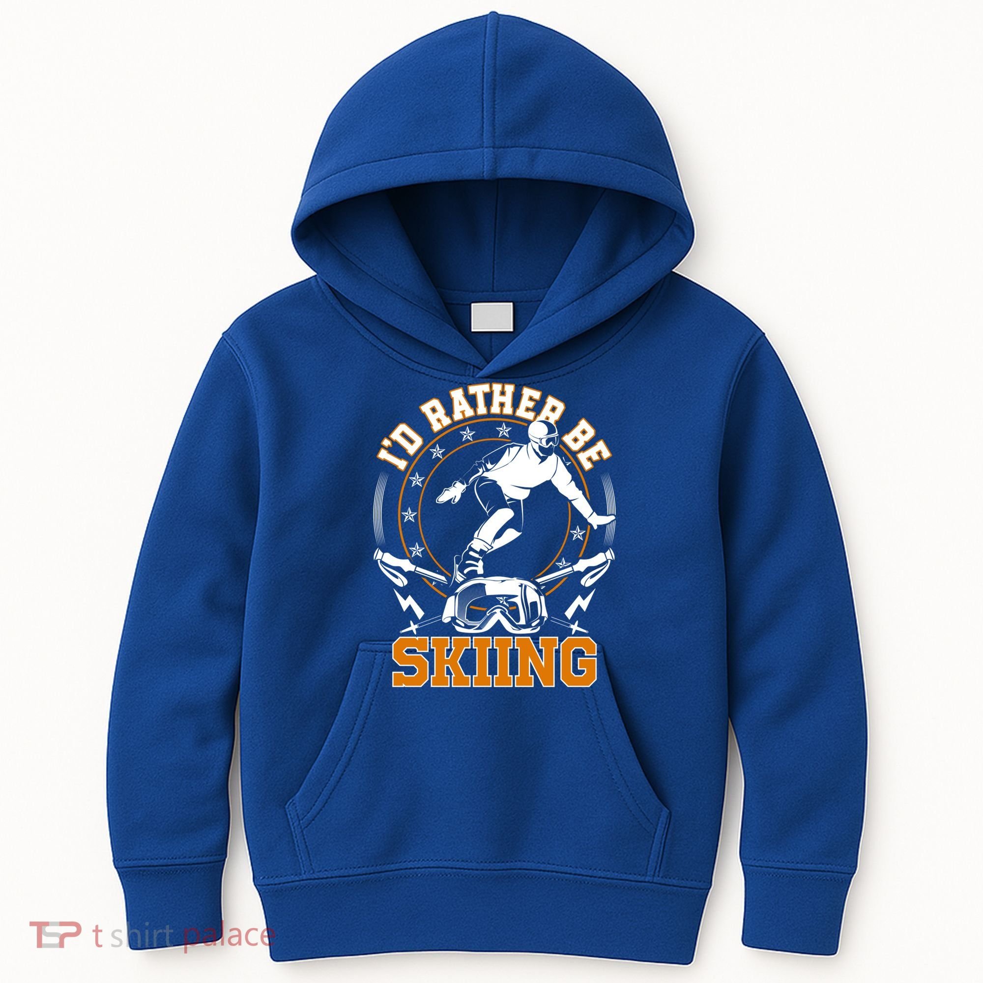 Id Rather Be Skiing Snow Winter Ski Cool Gift Kids Hoodie