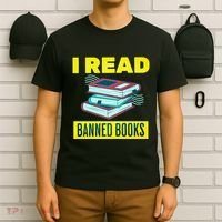 I Read Banned Books Politically Incorrect Anti Censorship T-Shirt thumb 6