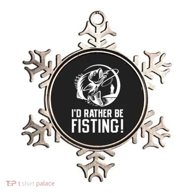 ID Rather Be Fisting Ornament