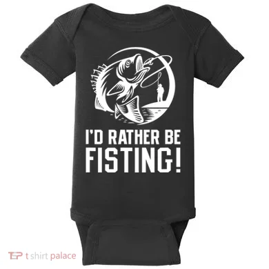 ID Rather Be Fisting Baby Bodysuit