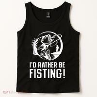 ID Rather Be Fisting Tank Top thumb 2