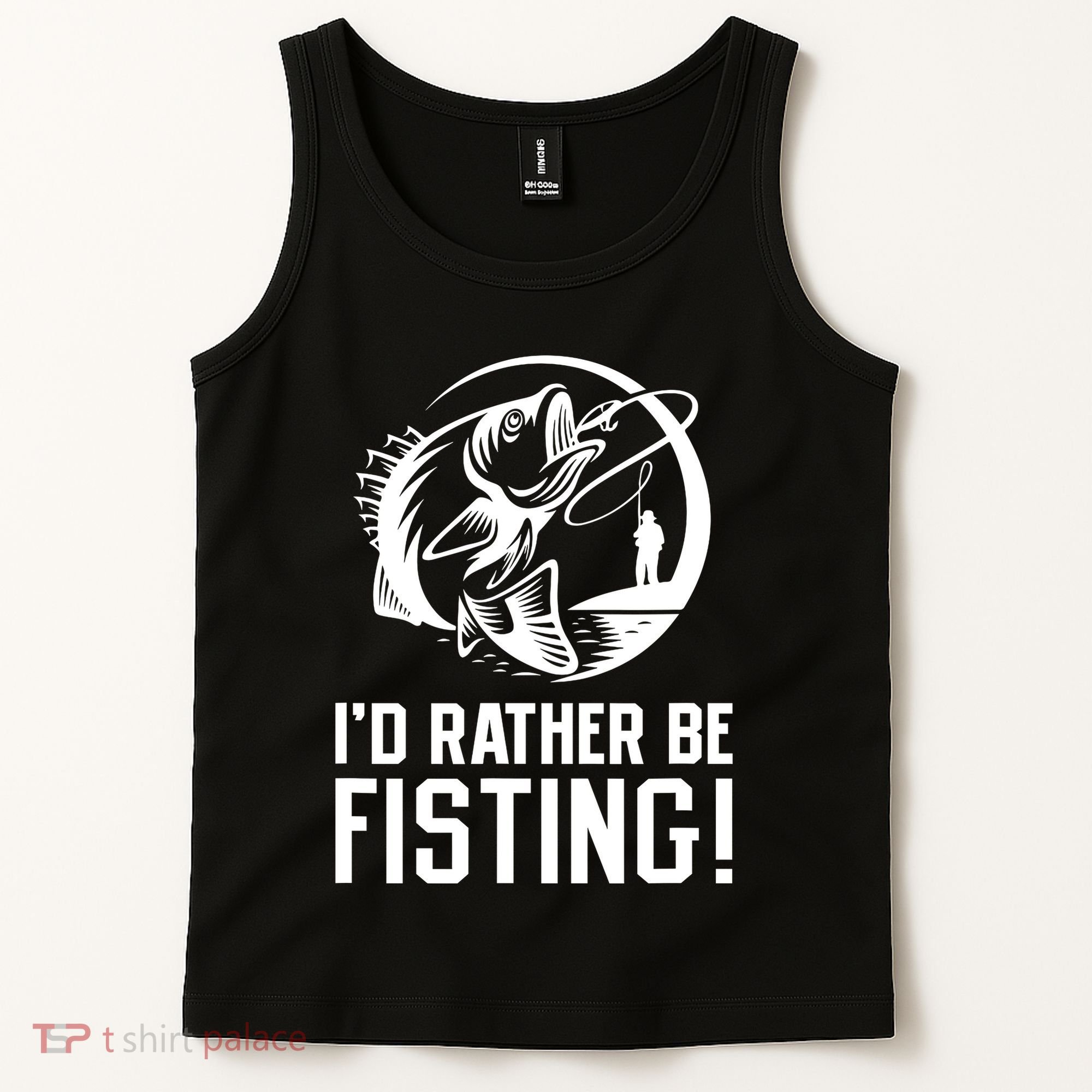 ID Rather Be Fisting Tank Top