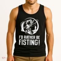 ID Rather Be Fisting Tank Top thumb 3