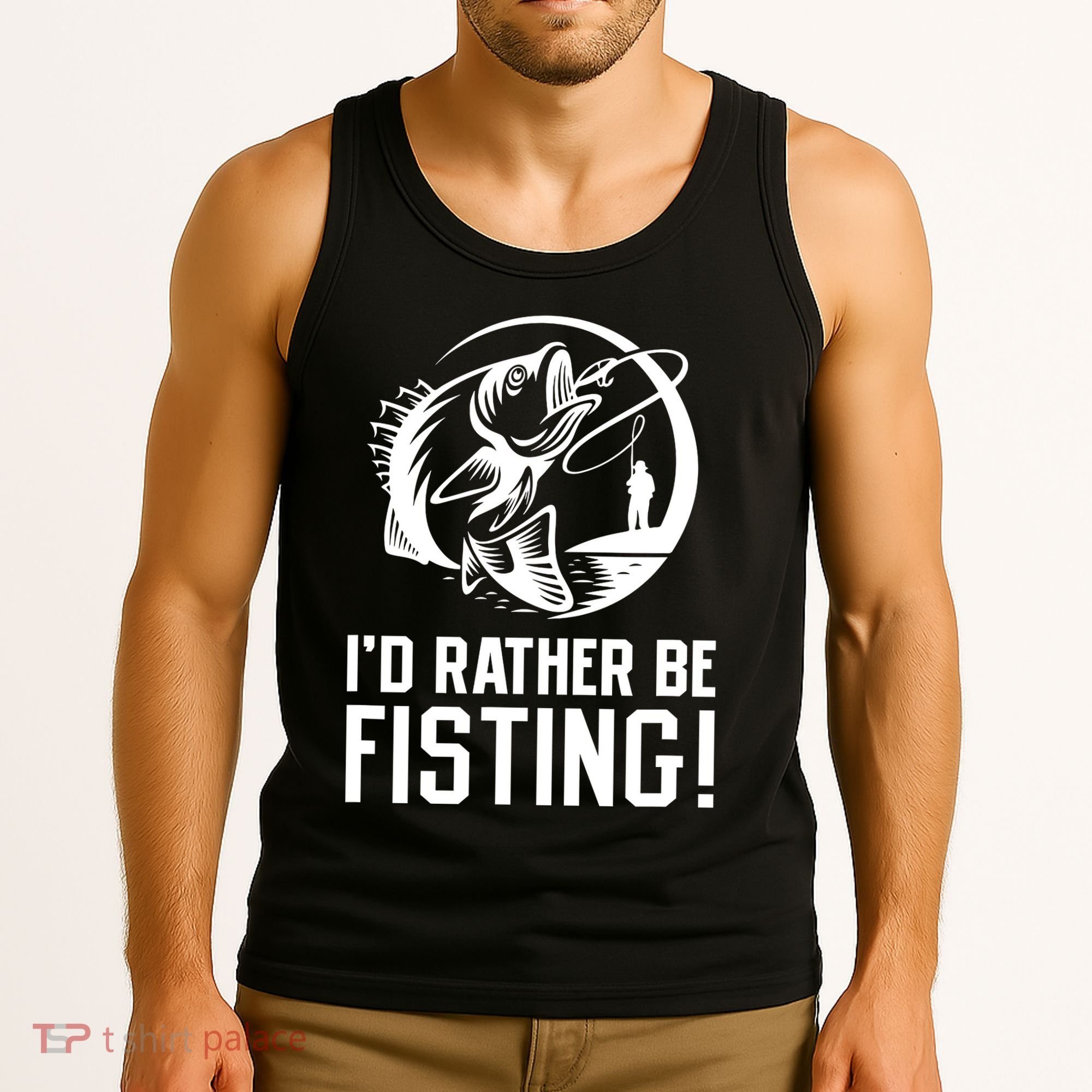 ID Rather Be Fisting Tank Top