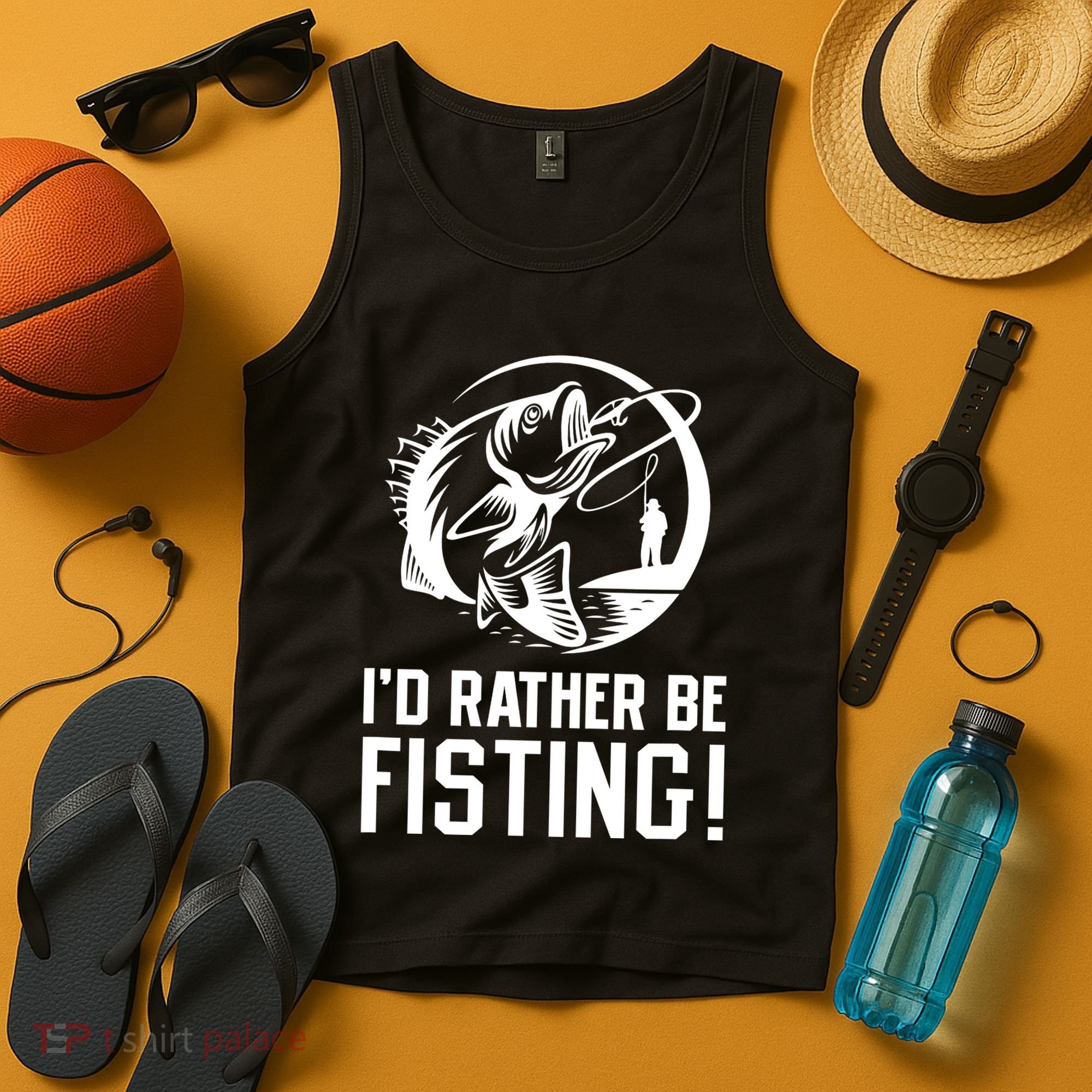 ID Rather Be Fisting Tank Top