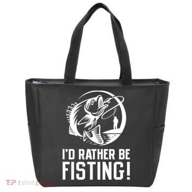 ID Rather Be Fisting Tote Bag