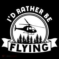 Id Rather Be Flying Funny Helicopter Pilot Gift Doggie Tank thumb 4