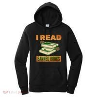 I Read Banned Books Politically Incorrect Anti Censorship Women's Hoodie thumb 0