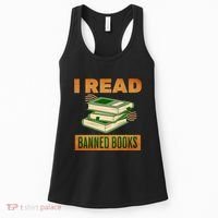 I Read Banned Books Politically Incorrect Anti Censorship Women's Tank Top thumb 0