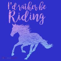 ID Rather Be Riding Horses Horseback Equestrian Rider Gift Women's Tank Top thumb 5