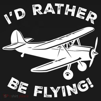 I'd Rather Be Flying Funny Pilot & Aviation Airplane Gift City Backpack
