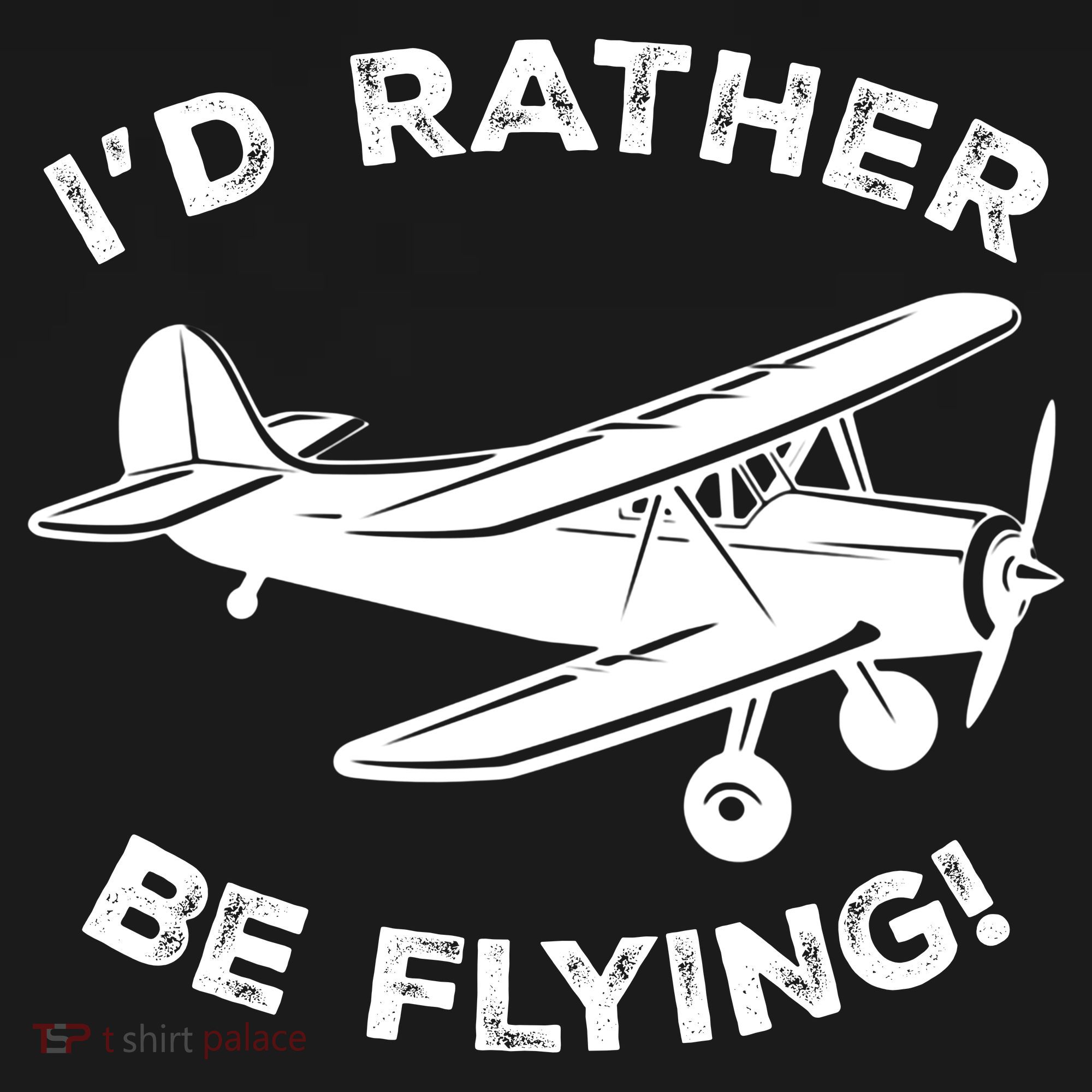 I'd Rather Be Flying Funny Pilot & Aviation Airplane Gift Kids Hoodie