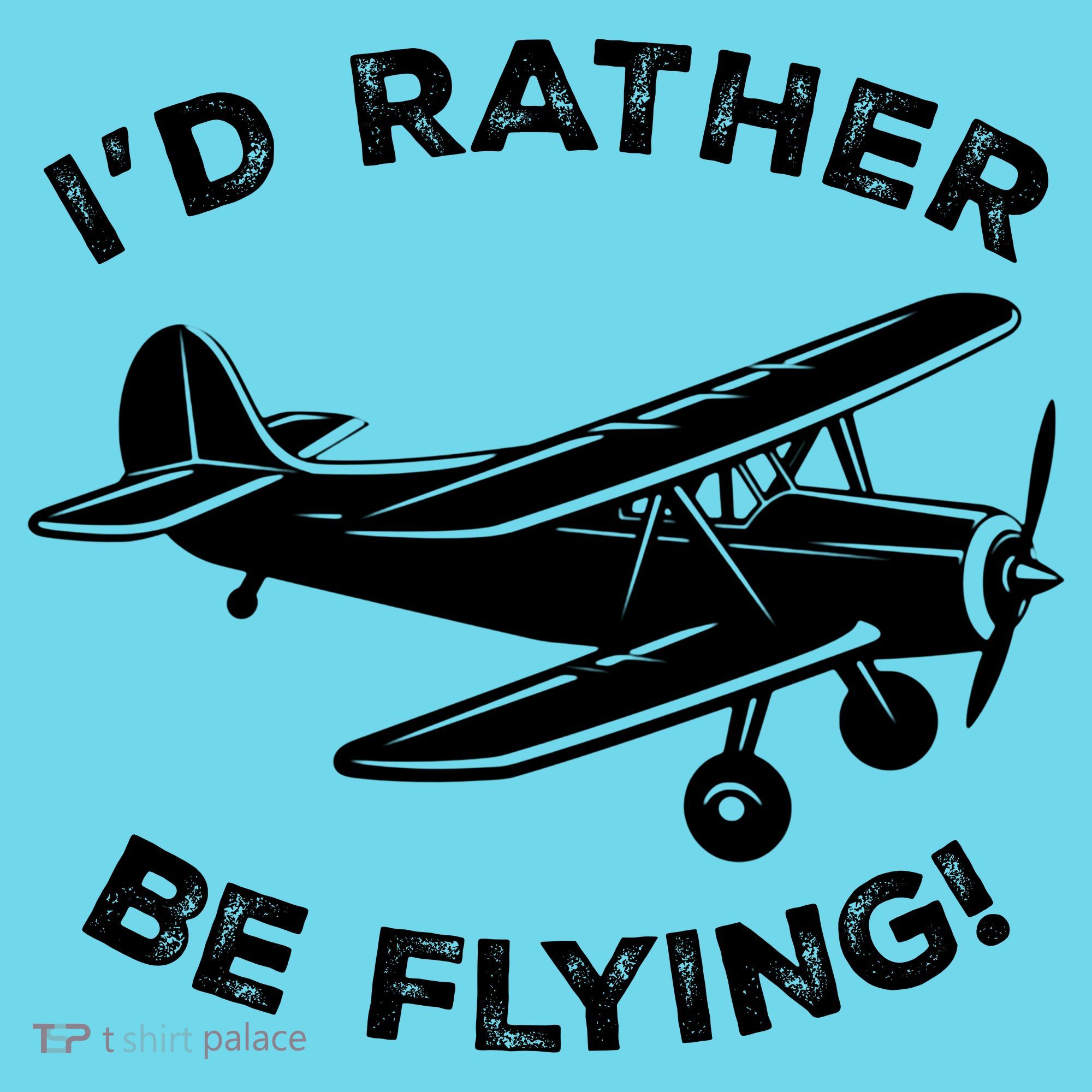 I'd Rather Be Flying Funny Pilot & Aviation Airplane Gift Kids Long Sleeve Shirt