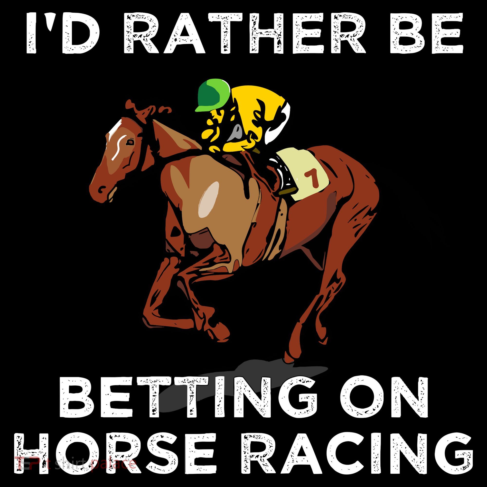 Id Rather Be Betting On Horses Horse Racing Betting Gift Coffee Mug