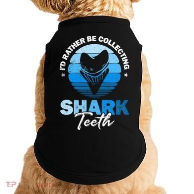 Id Rather Be Collecting Shark Teeth Fossil Tooth Hunter Doggie Tank