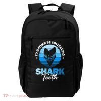 Id Rather Be Collecting Shark Teeth Fossil Tooth Hunter Backpack thumb 0