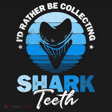 Id Rather Be Collecting Shark Teeth Fossil Tooth Hunter Women's Hoodie