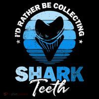 Id Rather Be Collecting Shark Teeth Fossil Tooth Hunter Women's Hoodie thumb 2