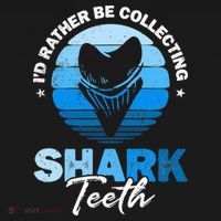 Id Rather Be Collecting Shark Teeth Fossil Tooth Hunter Women's Tank Top thumb 5