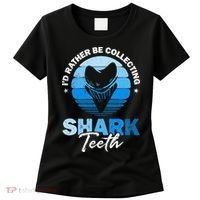 Id Rather Be Collecting Shark Teeth Fossil Tooth Hunter Women's T-Shirt thumb 0