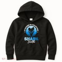 Id Rather Be Collecting Shark Teeth Fossil Tooth Hunter Kids Hoodie thumb 0